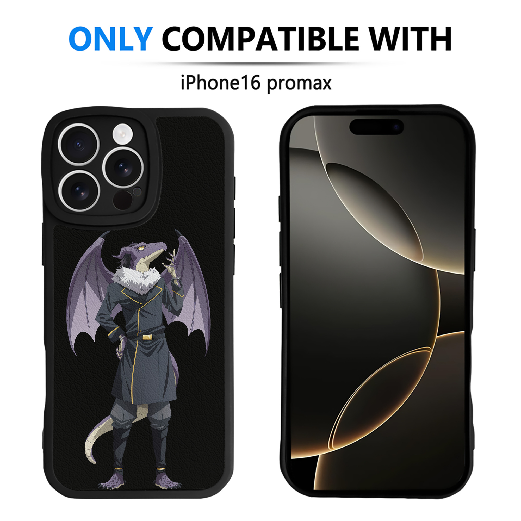 （画像用） 転スラ Regarding Reincarnated to Slime 【iPhone 16シリーズ対応】シリコンスマホケース（レザー調） 材質：シリコン